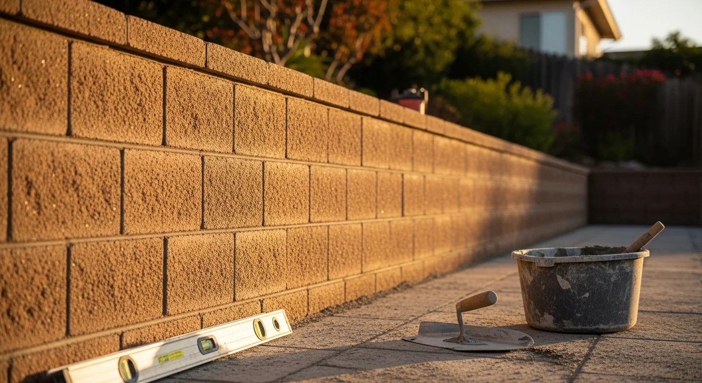 Custom brick and stone masonry work on residential property