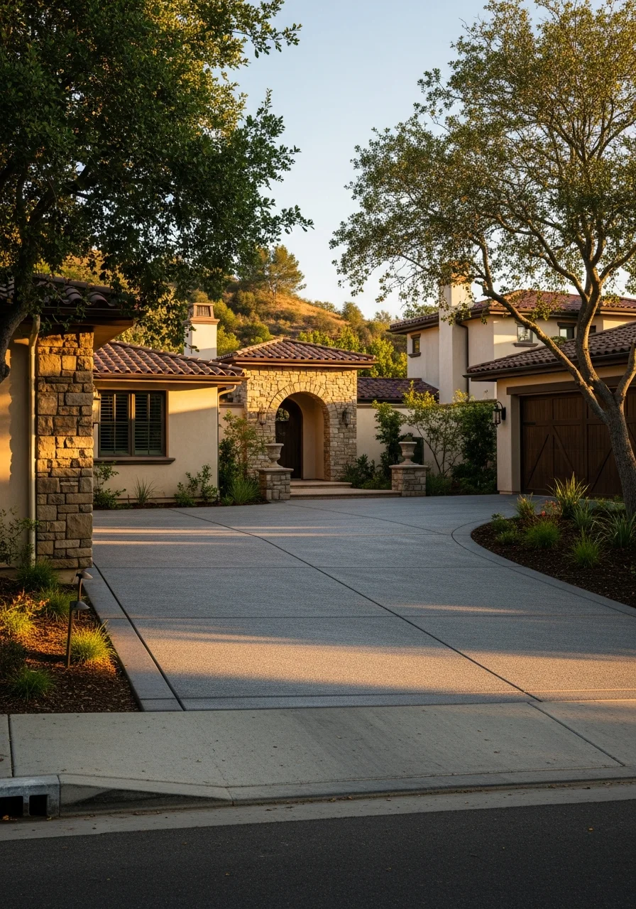 Upscale residential property in a Los Angeles County foothill community showing architectural detail.